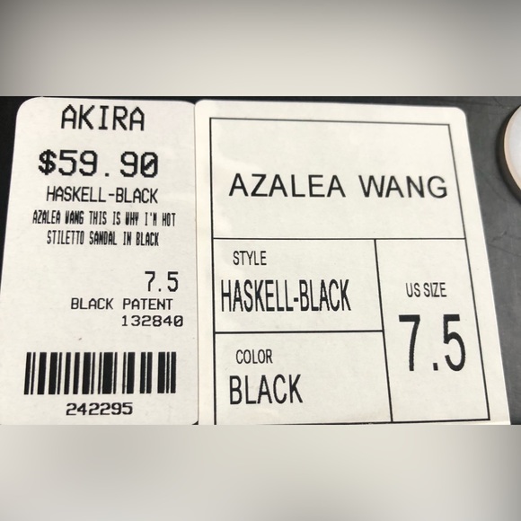 AZALEA WANG THIS IS WHY I'M HOT STILETTO SANDALS SIZE: 7.5 - Picture 9 of 12
